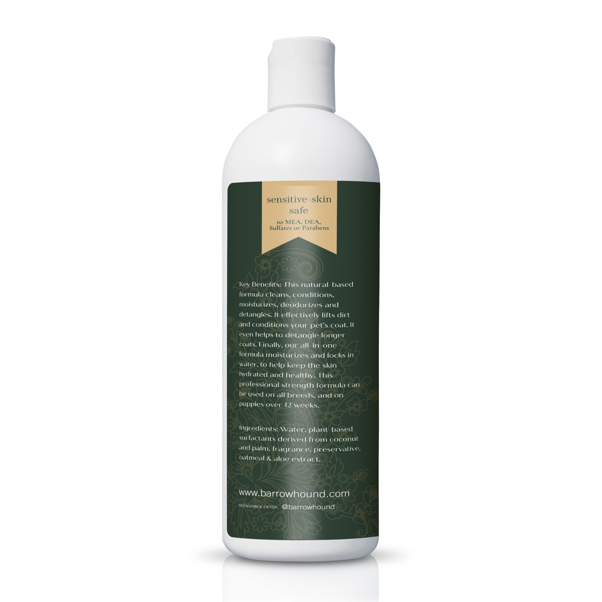 5 - in - 1 Dog Shampoo – Coconut, Aloe & Oatmeal - Barrow & Hound