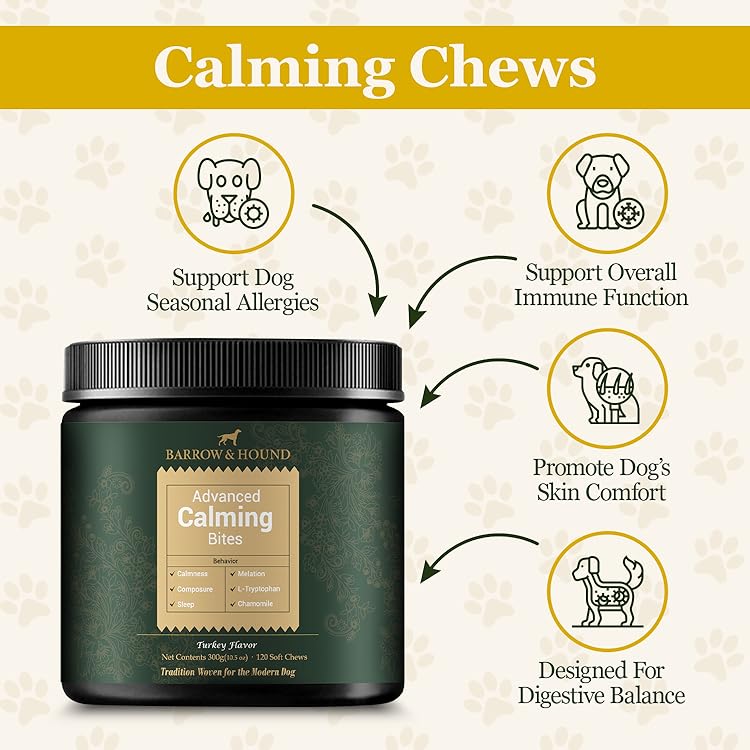 Calming Bites for Dogs – Stress & Anxiety Relief - Barrow & Hound