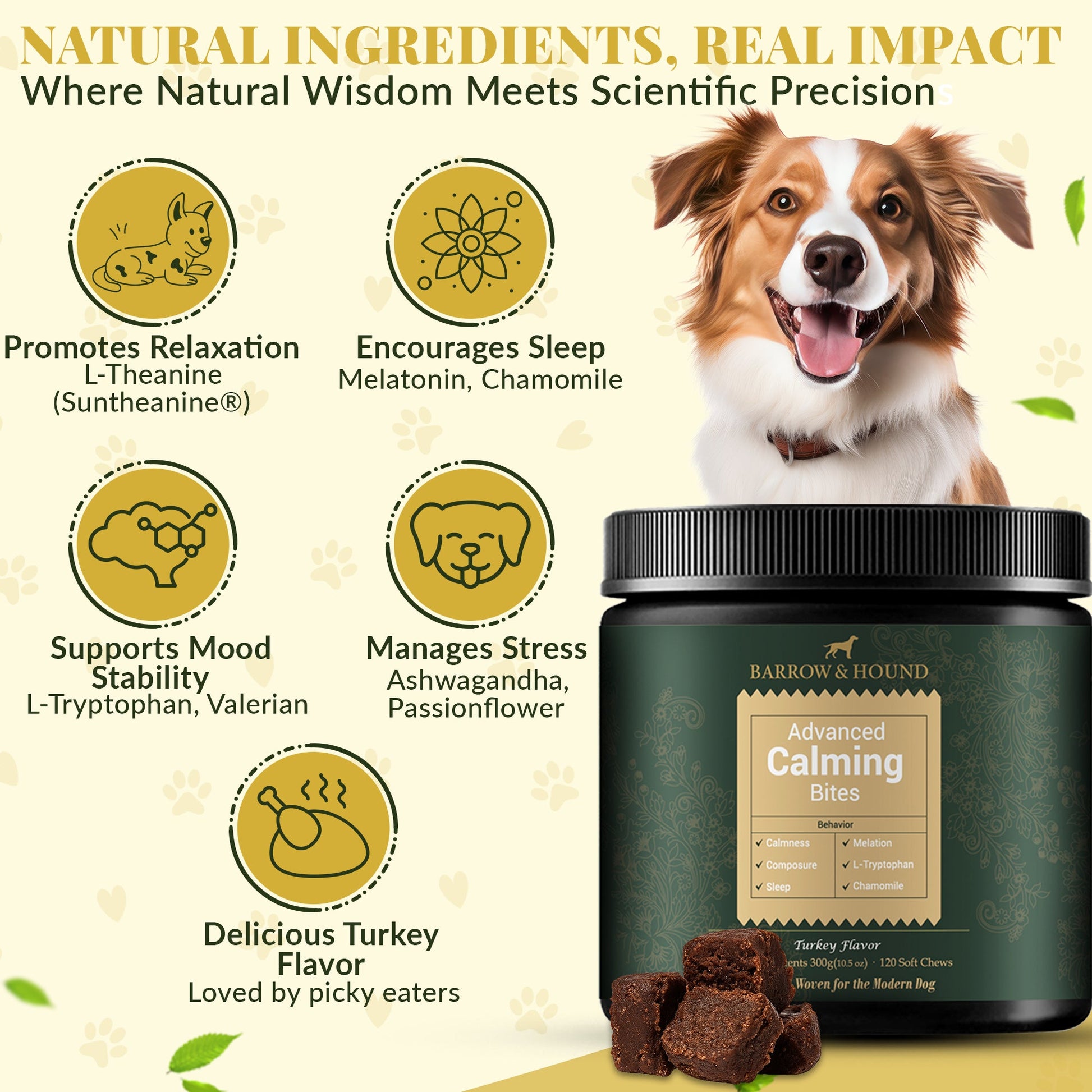 Calming Bites for Dogs – Stress & Anxiety Relief - Barrow & Hound