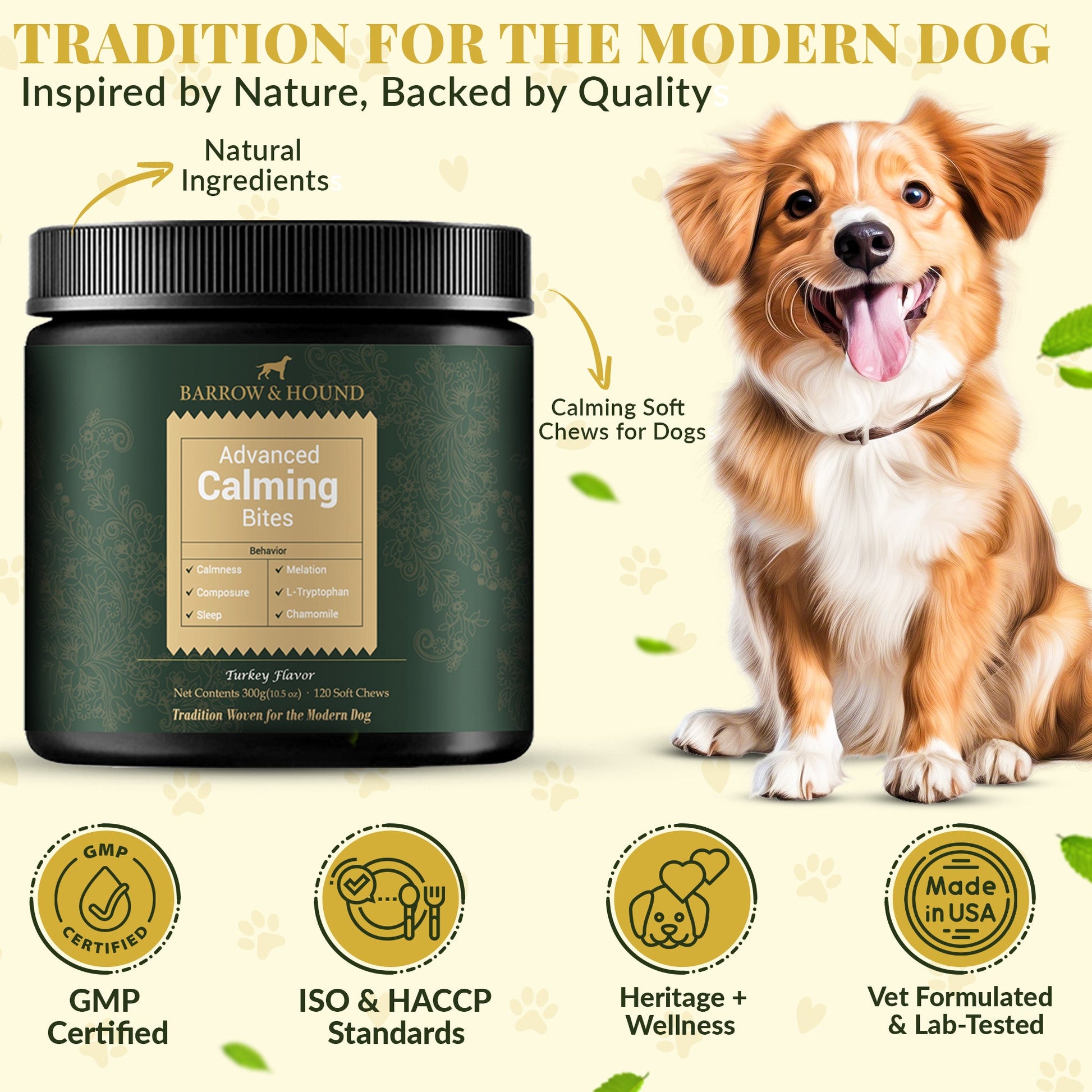 Calming Bites for Dogs – Stress & Anxiety Relief - Barrow & Hound