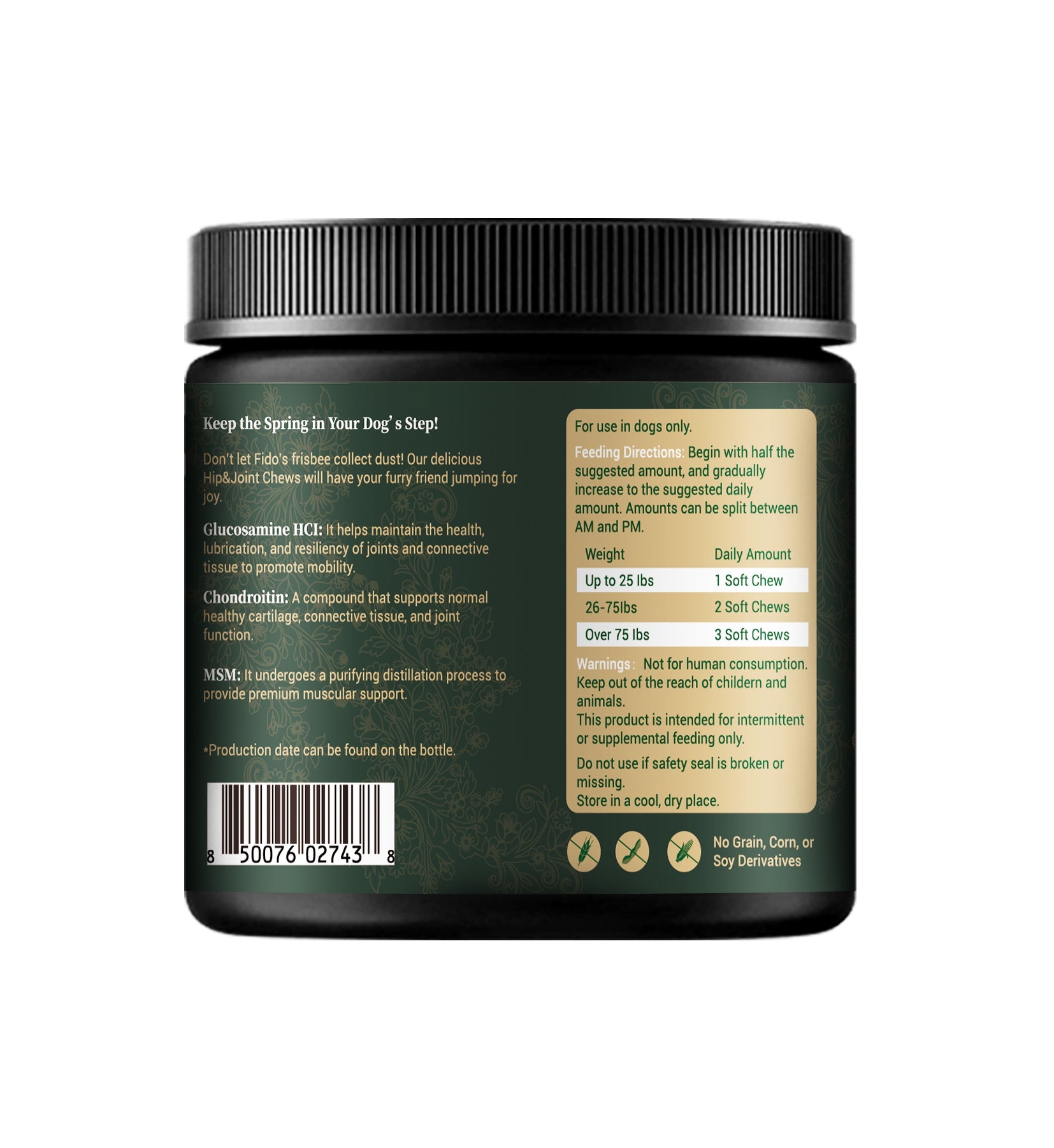 Hip & Joint Supplement for Dogs – Mobility Support for All Breeds - Barrow & Hound