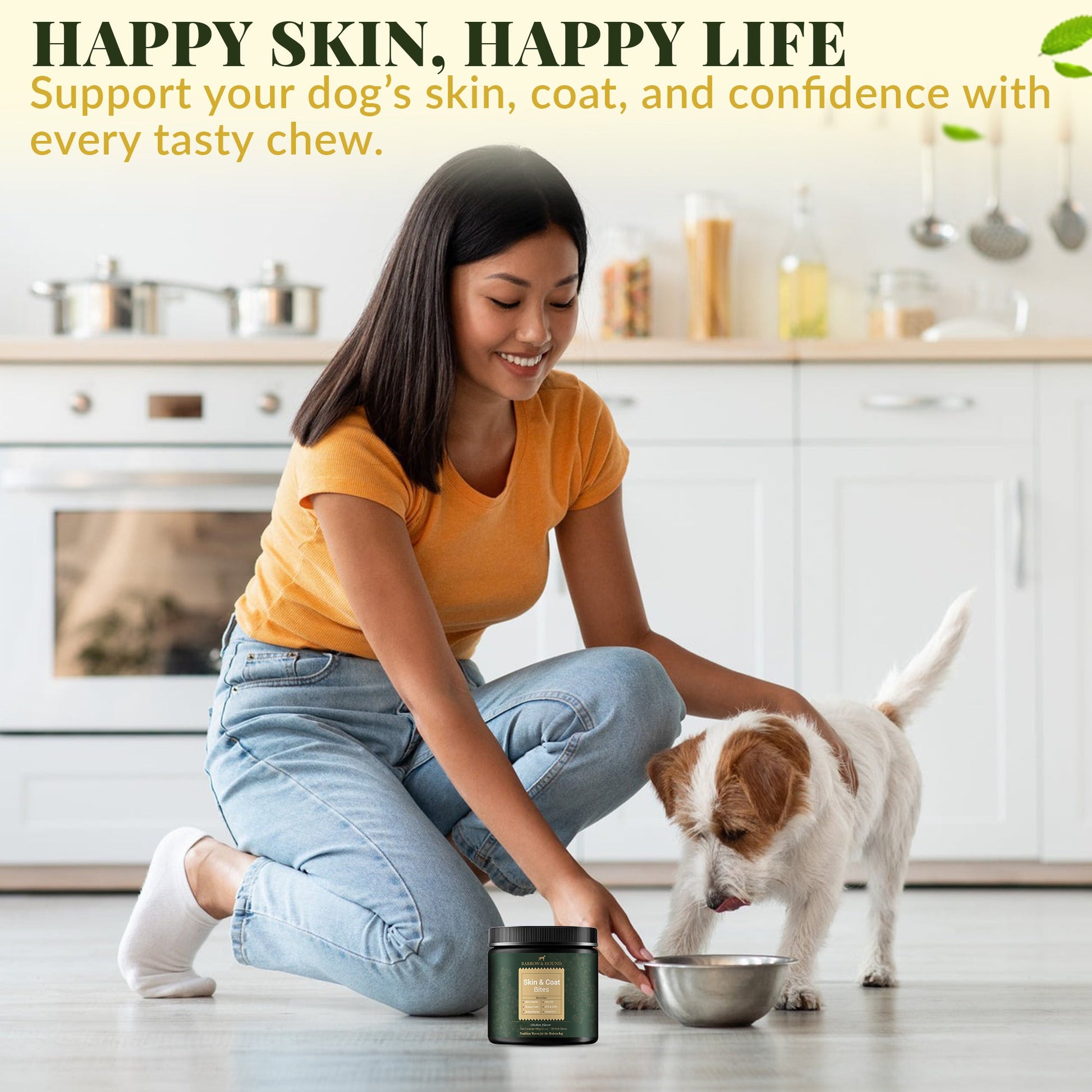 Skin & Coat Bites for Dogs – Shine, Strength & Allergy Relief - Barrow & Hound